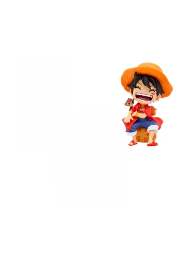 Luffy Sitting Pose Figure Vividly Capturing Cheerful Spirit Exquisitely Detailed with Premium Craftsmanship for Devoted Fans - Image 3
